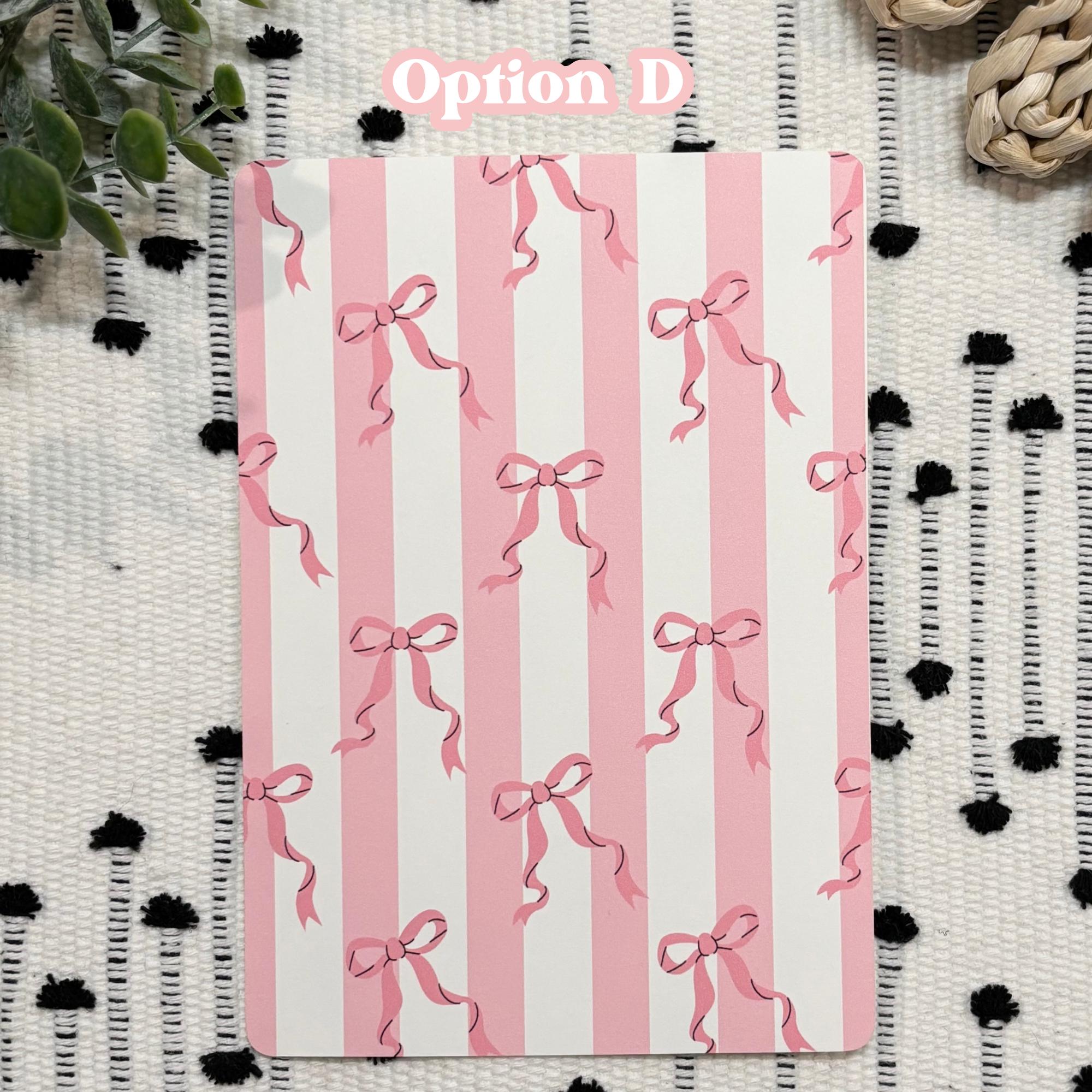 Coquette Kindle Case Inserts: Pink Bow, Cherry, Gingham Designs - Etsy