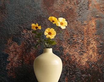 Industrial Corten Steel Texture Wallpaper, Rusted Metal Wall Mural (Peel & Stick)