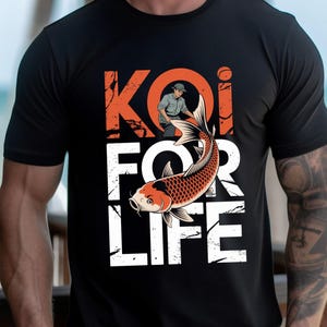 Japanese Koi Fish Shirt: Nishikigoi Fan Tee