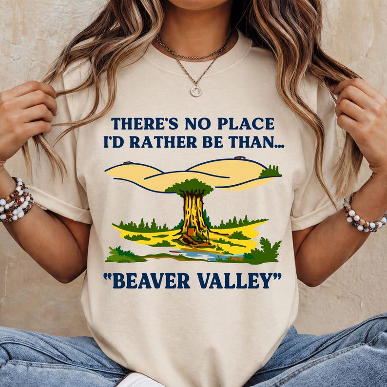 Beaver Valley T-Shirt, Offensive Shirt For Men Guys, Funny Beaver Shirt, Inappropriate Novelty Shirt, Saying Dirty Tee, Adult Humor Shirt image 1