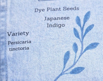 Japanese Natural Eco Indigo Dye Plant Seeds