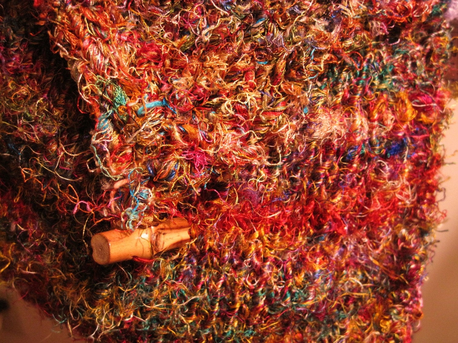 Reusable Fisherman Net Bag - Assorted Upcycled Sari Fabric – Matr