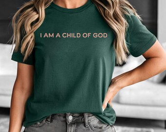Child of God Shirt: Christian Faith Bible Verse Tee
