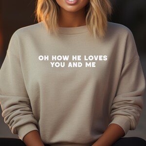 Christian Unisex Sweatshirt, Religious Crewneck Jumper, Faith Inspired Pullover, Religious Gift for Him or Her, Christian Apparel, Religious