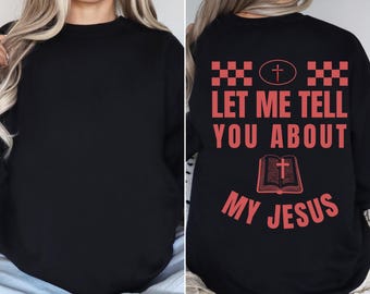 Inspirerande Jesus Crewneck-tröja: Kristna kläder