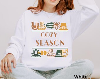 Cozy Season Sweatshirt: Unisex Garment-Dyed Cotton-Blend Fall Apparel