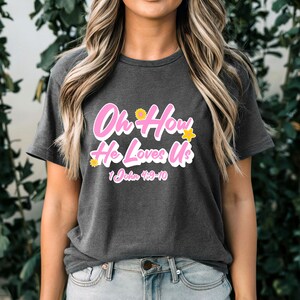 Faith-based Unisex Tee, Christian Bible Verse Shirt, Religious Short Sleeve Top, God&#39;s Love Apparel, Inspirational Graphic T-shirt