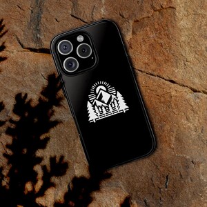 Nature-Inspired Tough Phone Case with Mountain Design, Eco-Friendly Gift for Outdoor Lovers, Adventure Accessories, Hiking Enthusiasts,