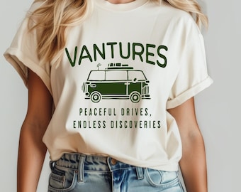 T-shirt vintage Camper : T-shirt Road Trip « VANTURES »