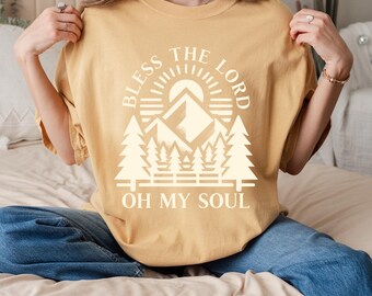 Mountain Graphic T-Shirt: Comfort Colors Ring-Spun Cotton Tee