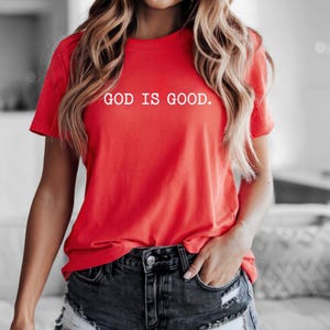 God is Good Unisex Jersey Tee - Cheerful Graphic Shirt, Gift for Faith, Casual Wear, Christian Apparel, Inspirational Clothing