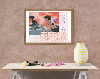 Printable Princess Mononoke Wall Art Poster
