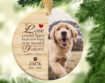 Dog Remembrance Christmas Ornament PNG