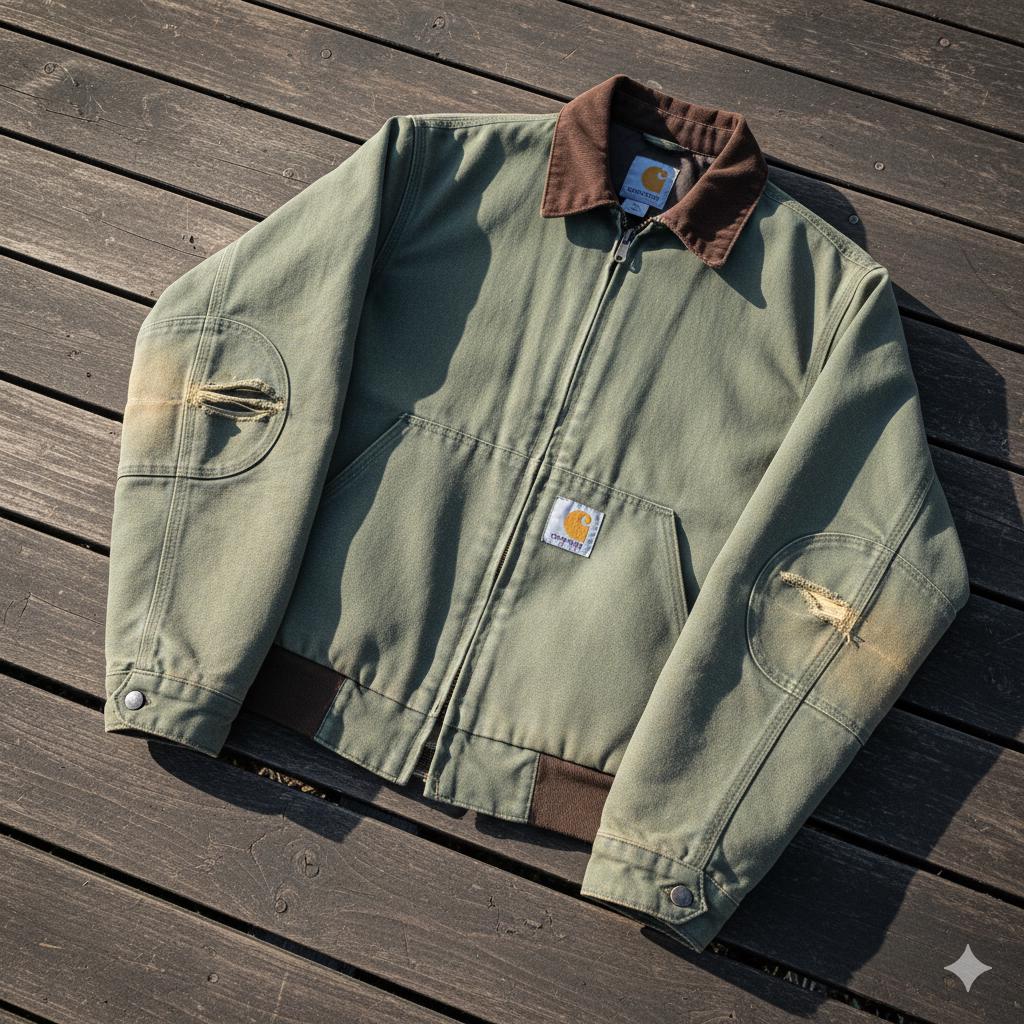 Carhartt Canvas Work Jacket: Vintage Duck Coat, Heavy Duty - Etsy