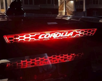 Honeycomb Third Brake Light Overlays | 2019+ Toyota Corolla Hatchback Decals