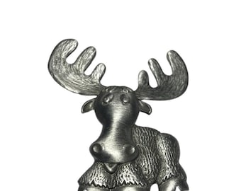 Vintage Elch Brosche