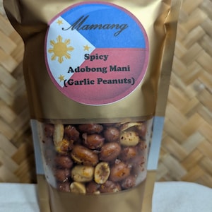 Adobong Mani Spicy (Garlic Peanuts)