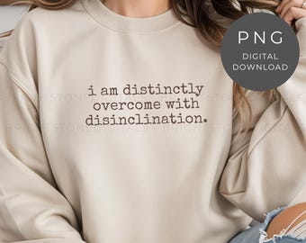 Antisocial PNG: Trendy Bookish Png, Homebody Club Sarcasm Png, Sassy Minimal Quote Design, Digital Download
