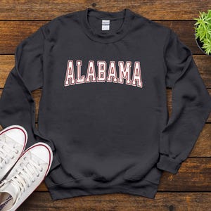 Alabama Sweatshirt, University of Alabama Sweatshirt, Crimson Tide Shirt forTailgate or Game Day