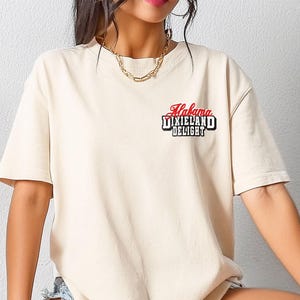 ALABAMA T-shirt, Dixieland Delight Tee Shirt, Quality Comfort Colors Unisex T-Shirt, Crimson Tide