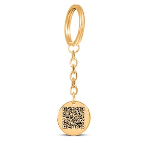 Custom QR Code Keychain, Add Your Custom URL For Your Business Website, Social Media Profile, YouTube Channel, Gift A Custom Special Memory