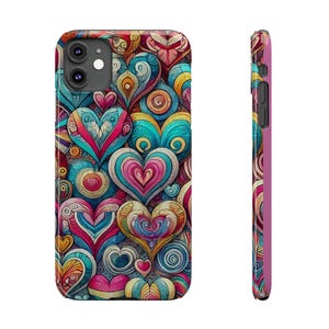 Heart Phone Case, Valentines Day, iPhone Case, Valentines Gift for Her