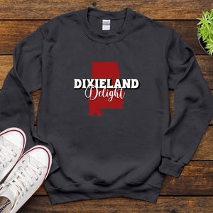 Alabama DixieLand Delight Sweatshirt, University of Alabama Shirt, Crimson Tide Game Day Shirt
