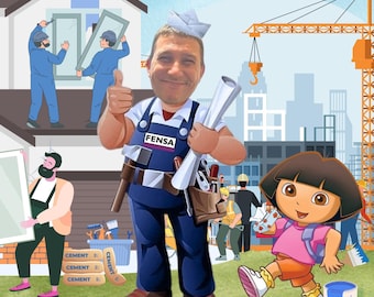 Custom Digital Portrait | Personalized Art Scene for 1 Character | Unique Gift | Creative Digital Artwork