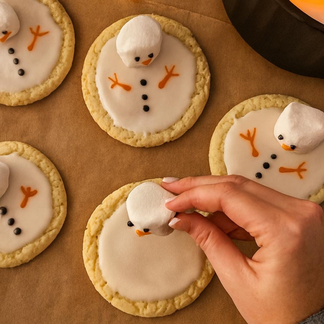 Best Recipe of Melted Snowman Sugar Cookies Digital Download Printable ...