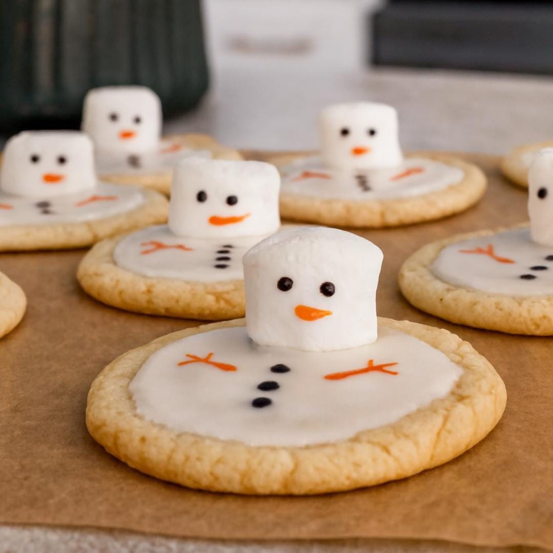 Best Recipe of Melted Snowman Sugar Cookies Digital Download Printable ...
