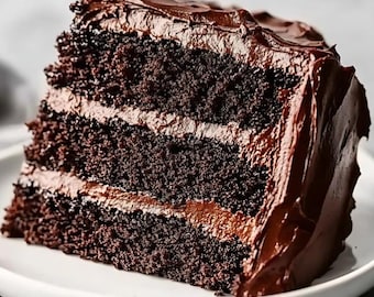 BEST REZEPT für Feuchte Schokoladenkuchen | Ausdruckbares Dessert