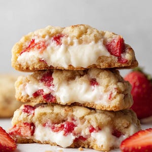 Erdbeer-Shortcake-Keks-Rezept: Einfaches, druckbares PDF-Dessert
