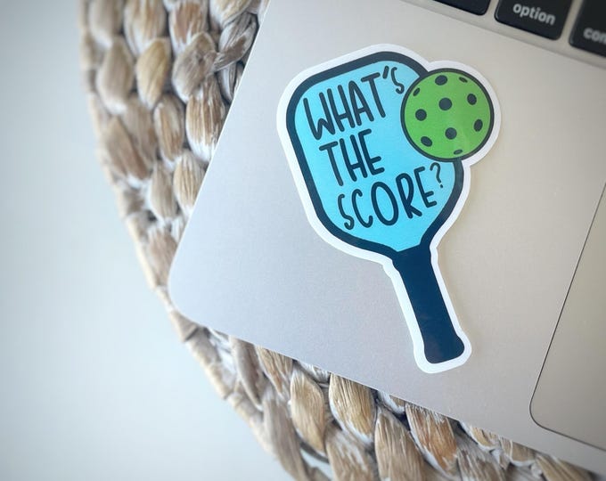 Pickleball Sticker - What's the Score