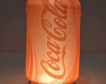 COKE Can 3D Printed - No light included