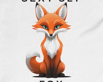 Sly Fox V-Neck Tee, Fox Trot Graphic Shirt, Animal Lover Gift