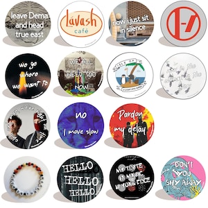 Twenty One Pilots buttons (pin-back) - TOP band and music large (3-inch) pin-back