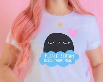 Please Scream Inside Your Heart Short-Sleeve Unisex T-Shirt