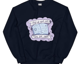 Out of Spell Slots Crewneck Sweatshirt
