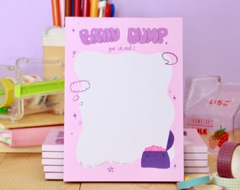 Brain Dump Notepad 5" x 7"