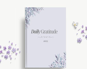 Gratitude Journal, Personalized Wellness Journal for Women, Custom Gratitude Notebook, Custom Birthday Gift, Affirmations Journal for her