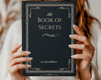 Victorian Style Journal, Personalized Journal, Dark Academia Journal, Vintage Style Journal, Elegant Writer's Journal, Poetry Notebook