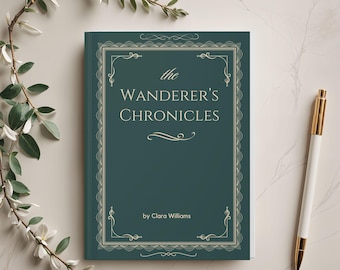 Victorian Style Journal, Personalized Journal, Dark Academia Journal, Vintage Style Journal, Elegant Writer's Journal, Poetry Notebook