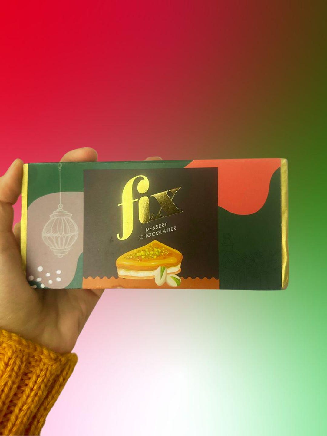 (^^)　Fix Dessert Chocolatier ３枚 ドバイチョコレートで話題のFIXチョコレートとは？どこで買える