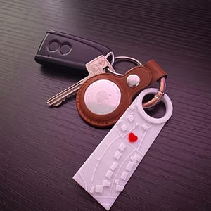 Schlüsselanhänger/ Keychain, Personalisierte 3D-Karte für Einzug, Paare, Hochzeit, Geburtstag, Erstes Date