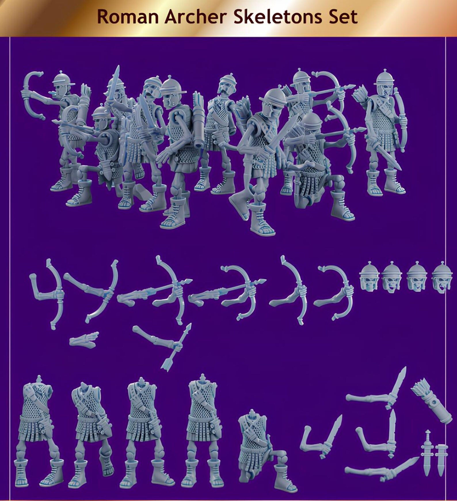 Undead Imperial Roman Legionaries for Age of Fantasy Wargaming - Etsy