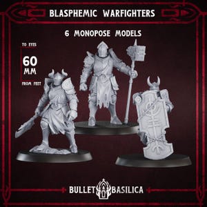 Blasphemic Warfighters - Heretic Court Hell Knights for Grimdark Trench Wargaming