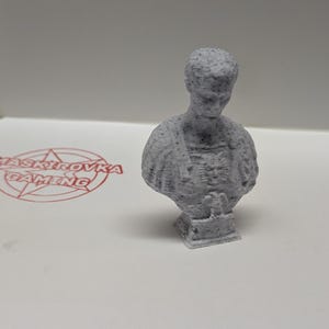 Julius Caesar Bust, Roman Statue, Caesarian Art, Ancient Rome Display Piece 3D Print,  Historical Gift Idea - Various Sizes