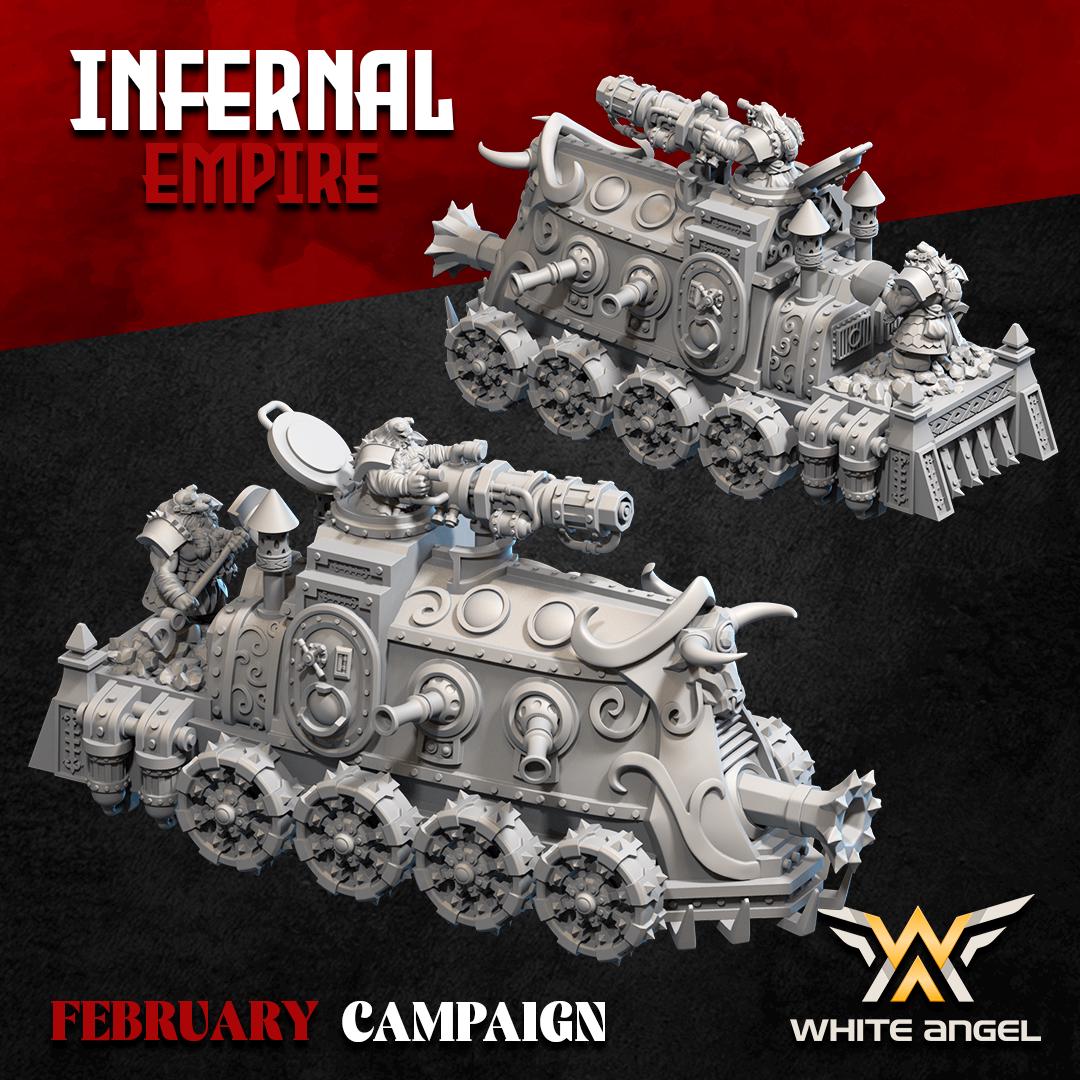 Infernal Empire - Havoc Dwarf Iron Devil Steam Tank for Age of Fantasy ...