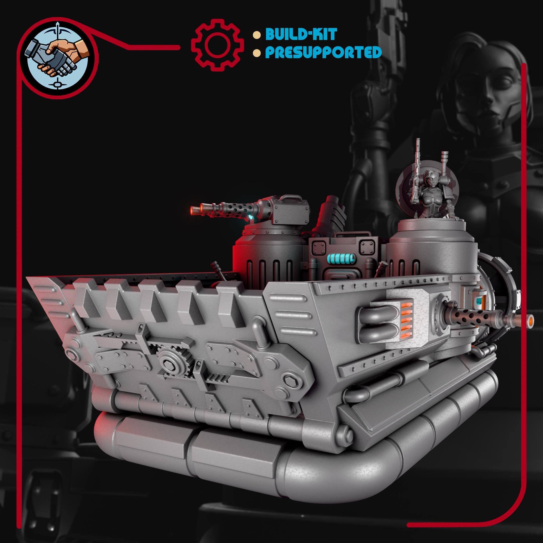 Machine Cult Dune Ark APC for Grimdark Future Wargaming - Etsy