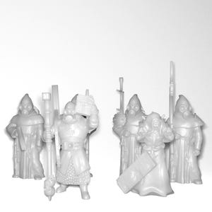 Trench Crusade Trench Pilgrim Warband - 28mm/32mm Grimdark Miniatures, War Prophet, Trench Pilgrims, Ecclesiastic Prisoner, 6 Models